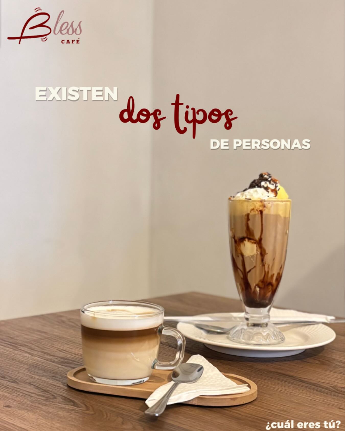 Arte latte en Bless Café